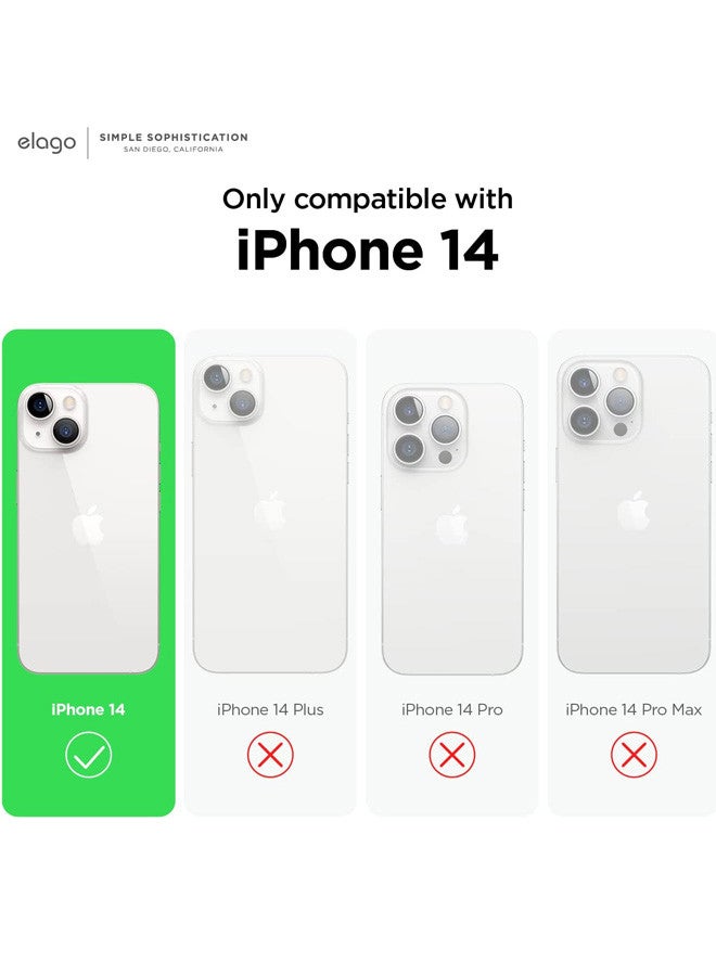 Rock Pow Compatible with iPhone 14 Case, Liquid Silicone Case, Full Body Protective Cover, Shockproof, Slim Phone Case, Anti-Scratch Soft Microfiber Lining, 6.1 inch Black Black - Image 2