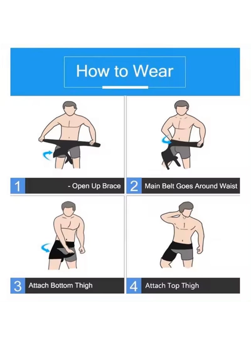 ARINA SCA corset to support lower back, hip and groin support to relieve pain and correct adjustable position for men and women  - Image 3