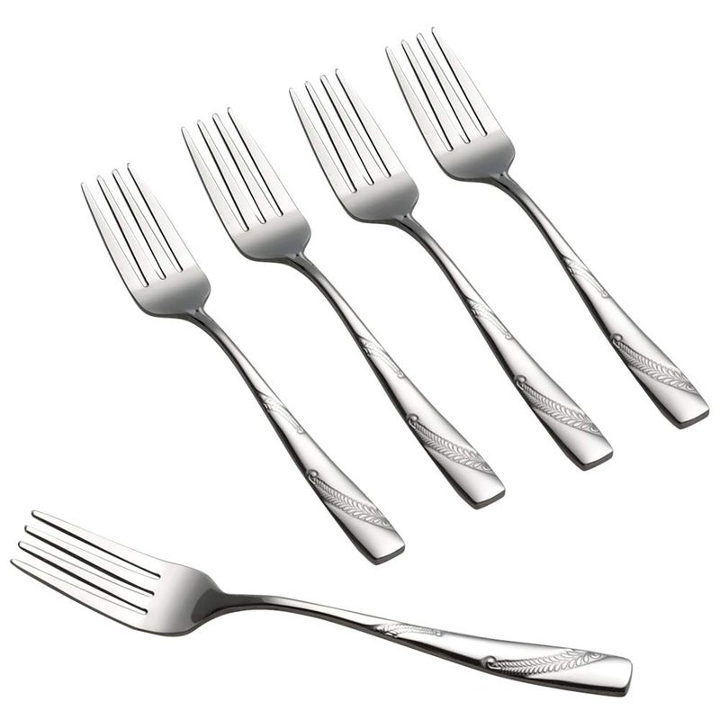 Nicesh 16-Piece Stainless Steel Dessert Forks  6.70-Inch - Image 1