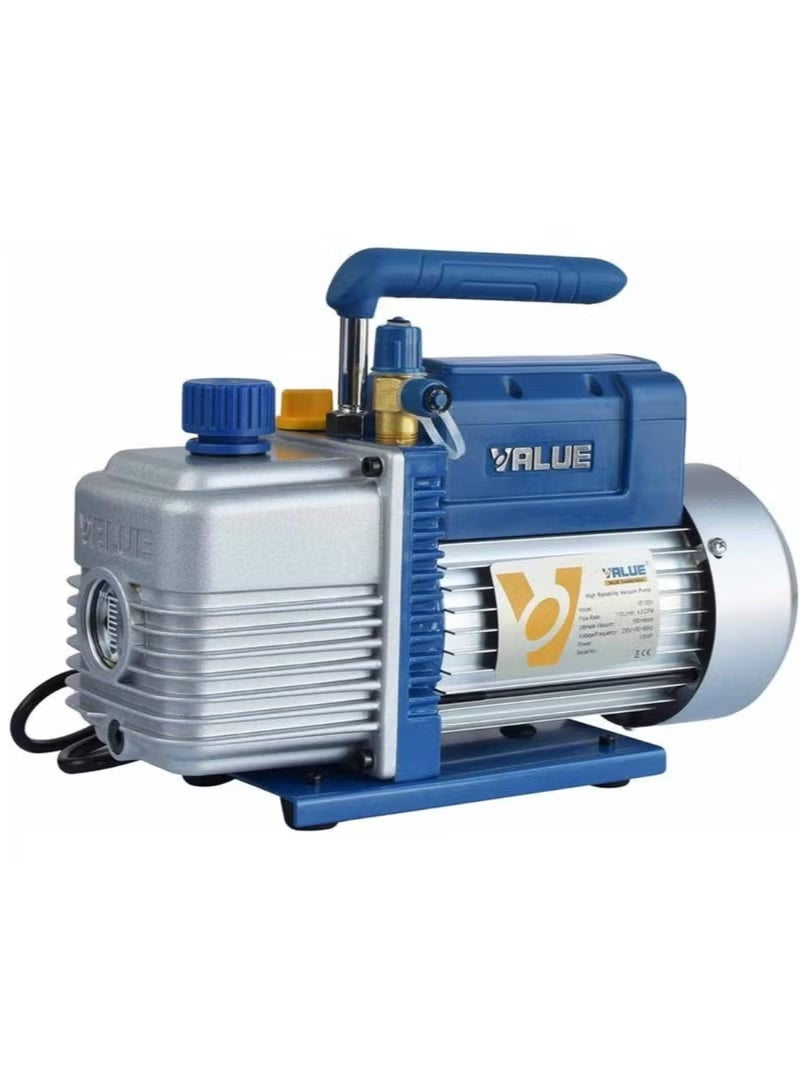 Value VACCUM PUMP VALUE VE125N Single-Stage – 1/4 HP, 2.5–3.0 CFM | Ultimate Vacuum 150 Microns | Oil-Sealed Rotary Vane | Lightweight & Portable | HVAC & Refrigeration Use - Image 3