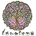 ZenChalet Tree of Life Jigsaw Puzzles for Adults 200 Piece Wooden Jigsaw Puzzle for Aduls Perfect as Tree of Life Puzzle Gifts Uniquely Shaped Pieces Mind Puzzle for Adults - Image 2