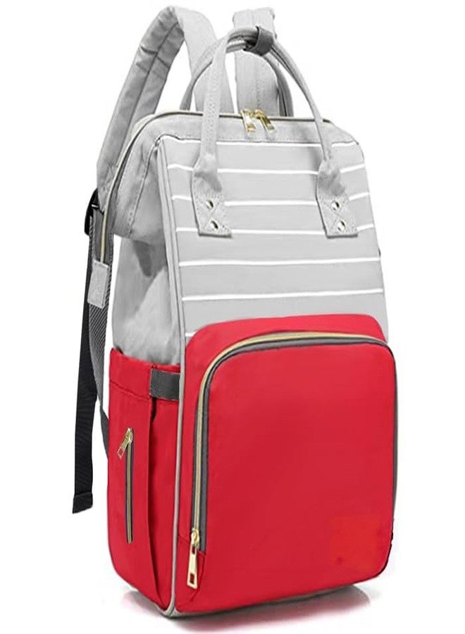 LAEE CUTE baby diaper bag ultra premium diaper bag Maternity bag nappy bags for mothers stylish babies diaper bag (red) - Image 1