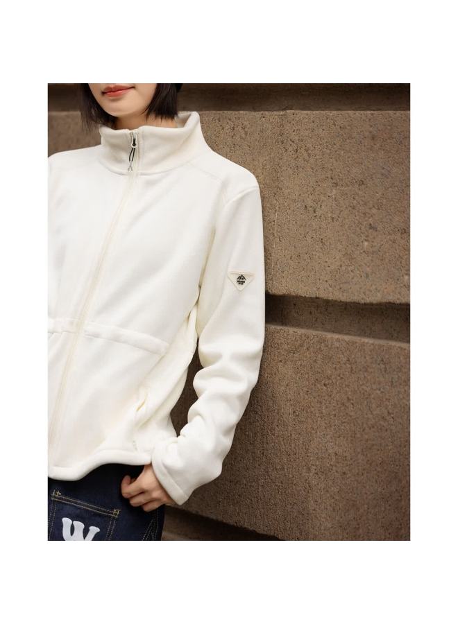 dme Demana Plush Dense Warmth Winter Simple Style Stand Collar Lightweight Soft Oversized Loose Fit Concealing Women's Jacket - Image 3