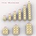 YUJHITP 100pcs Tan Classic Building Blocks Compatible with LEGO Age 6 - Image 4
