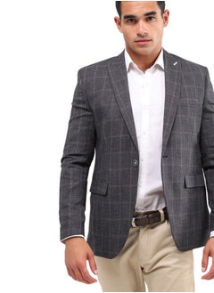 Tweed Pattern Blazer With Buttoned Cuffs - pzsku/ZE85EE2F99B16459CC532Z/45/_/1723462762/77fd3a85-272c-4c2e-b46e-fc2c15e565f1