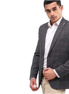 Tweed Pattern Blazer With Buttoned Cuffs - pzsku/ZE85EE2F99B16459CC532Z/45/_/1723462763/c7449be5-5ddb-4d5c-9487-0d6056e772cf