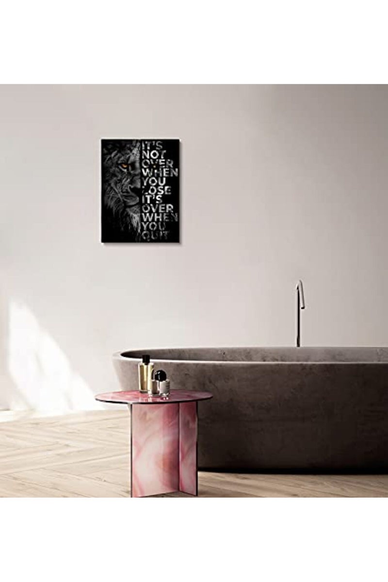 AKOTAC Inspirational Lion Motivational Wall Art - Image 5