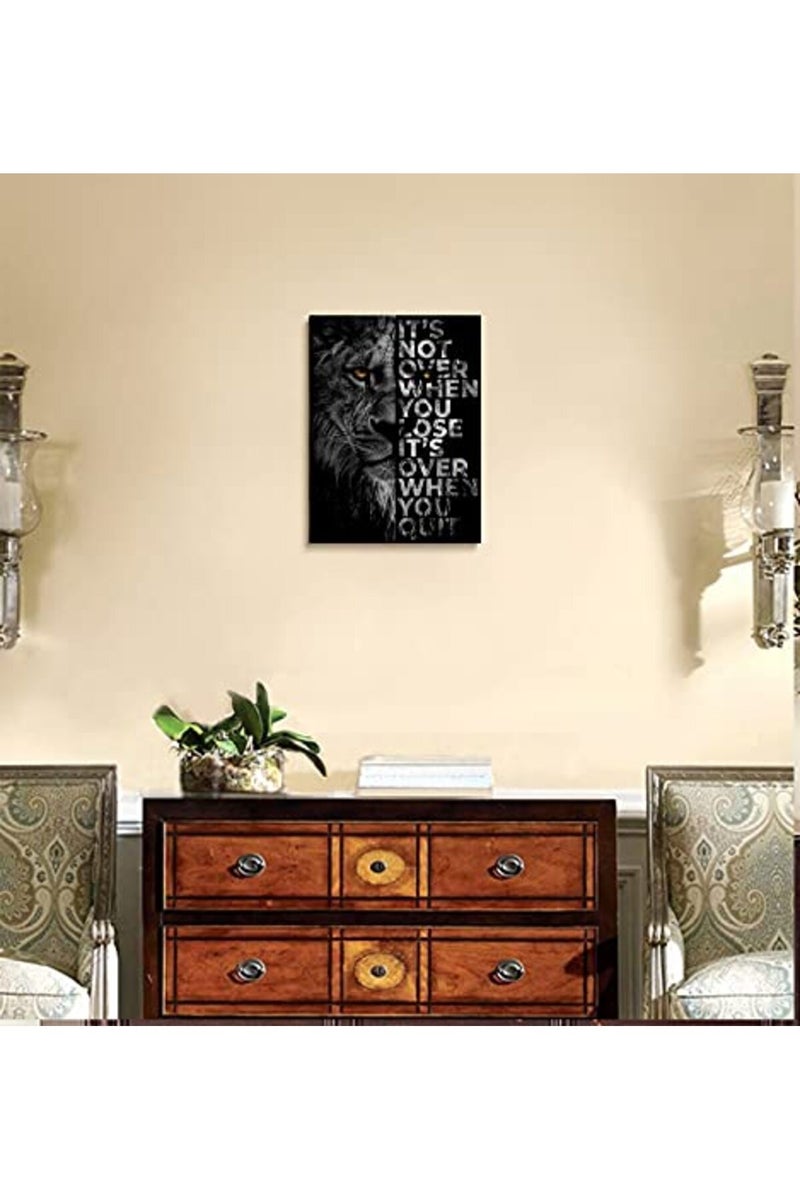 AKOTAC Inspirational Lion Motivational Wall Art - Image 3