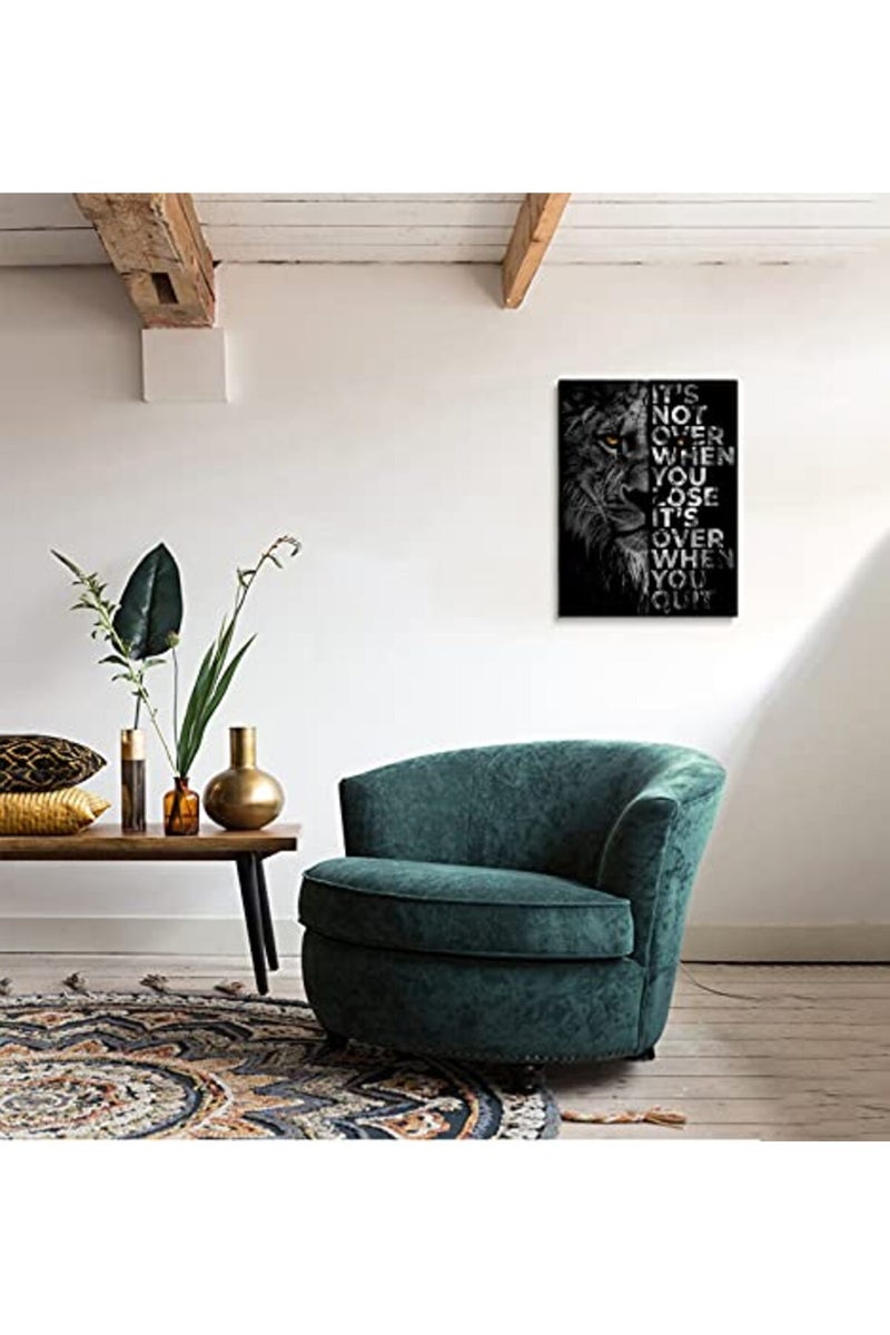 AKOTAC Inspirational Lion Motivational Wall Art - Image 2