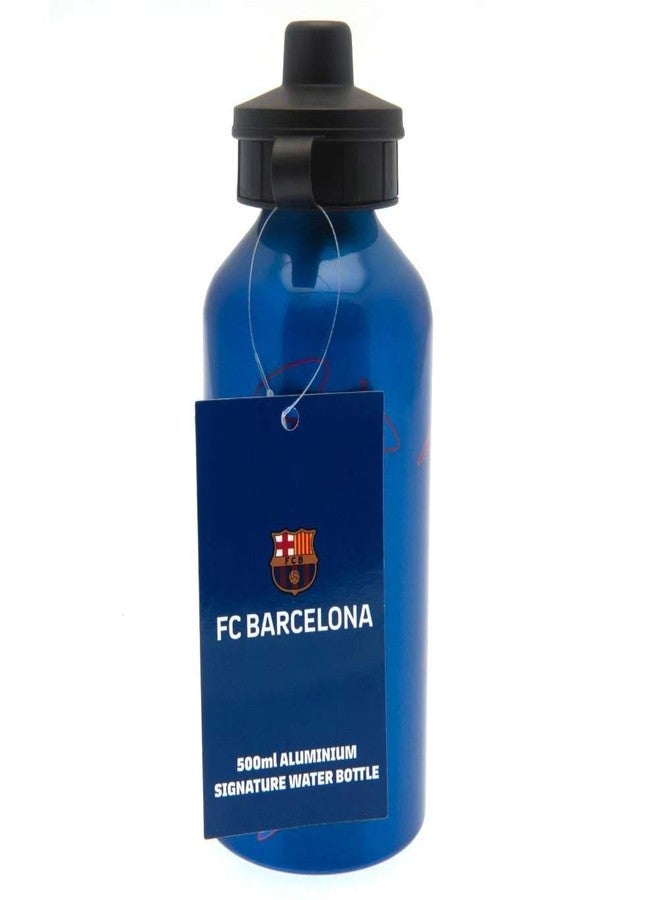 FCB Barcelona FC Signature Aluminum Drinks Bottle (One Size) (Blue/Red) - Image 4