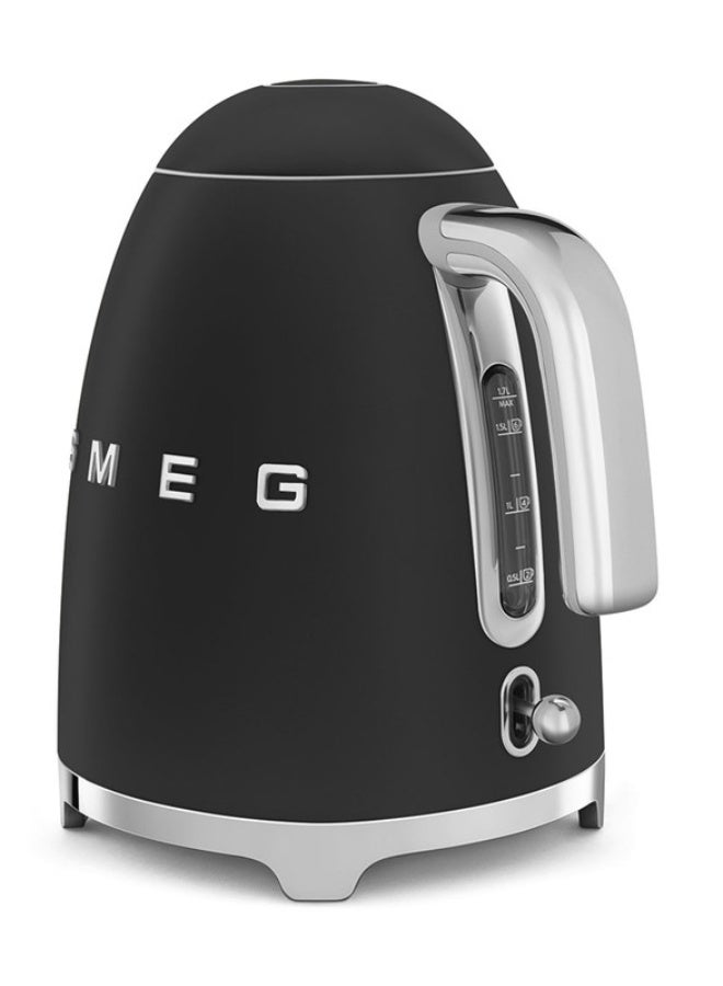 Smeg 50s Retro Style Electric Aesthetic Kettle Matte Black KLF03BLMAU 1.7 L 2400 W KLF03BLMAU Matte Black - Image 5