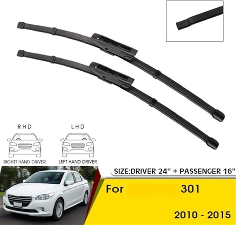 Wivplex Windshield Wiper Blades for Peugeot 301 - Image 4