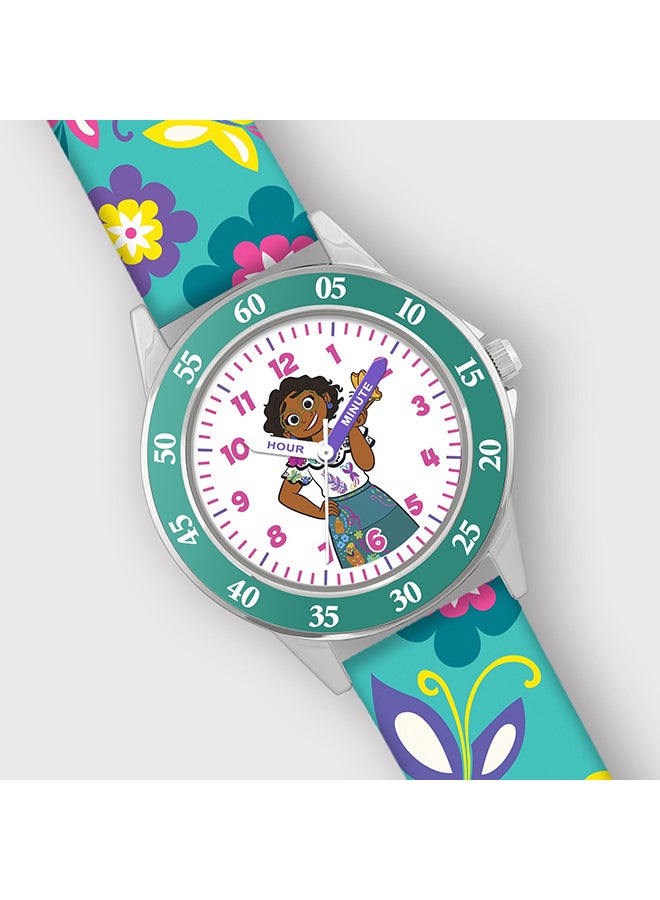 Disney Girls Analog Round Shape Silicone Wrist Watch - ENC9001ARG - 32 Millimeter - Image 2