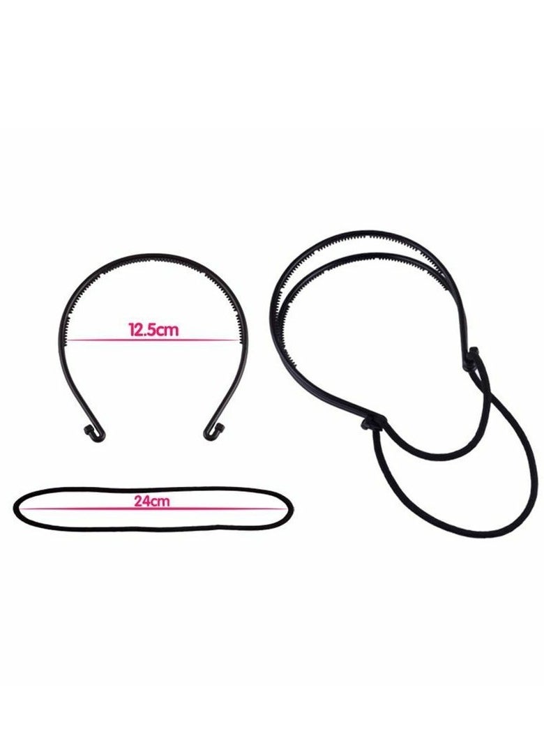 Generic Girls Plastic Headband Hair Twister - Black  - Image 3