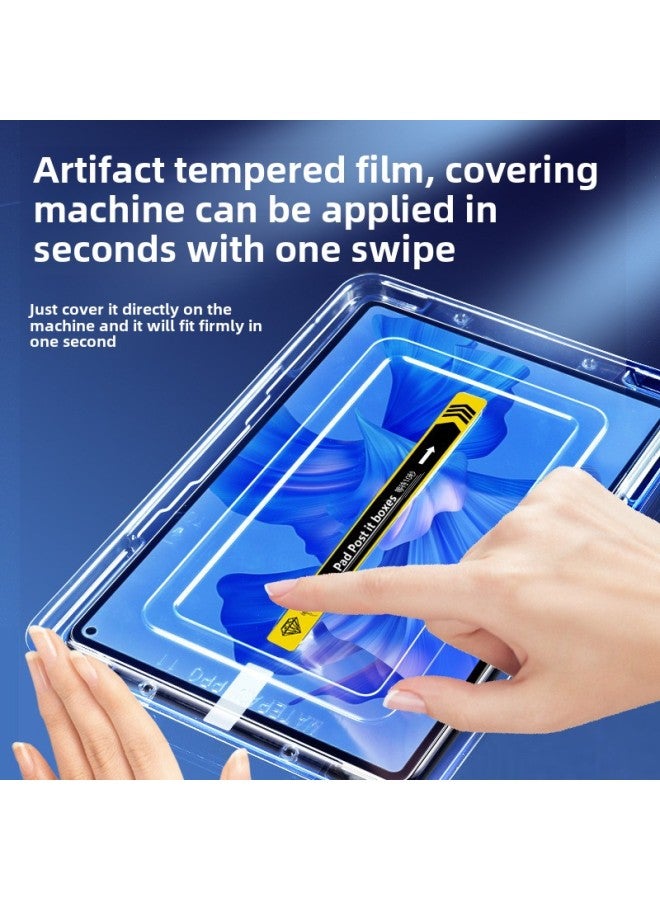 Suitable For Ipad Tablet Tempered Film Mini4/6 Apple Air5 HD 10.9 Film Artifact Pro11 Seconds Patch Box-Color:iPad 12.9 "(2021-2018)-Dimensions: Tempered Film  - Image 4