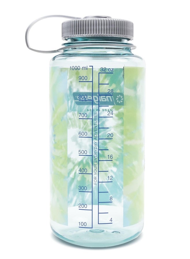 Nalgene 32oz WM Seafoam withPlatinum Blue Tie Dye - Image 2