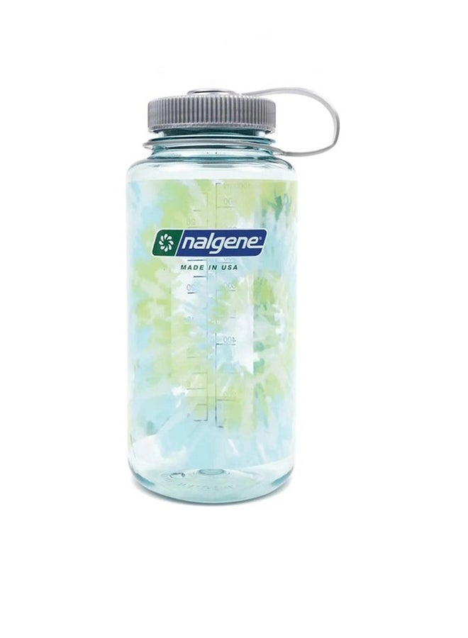 Nalgene 32oz WM Seafoam withPlatinum Blue Tie Dye - Image 1