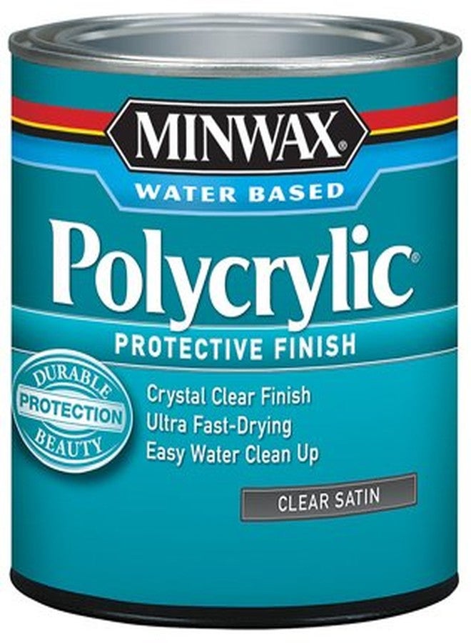 Minwax 233334444 0.5 Point Satin Polycrylic Protective Finish - Image 1