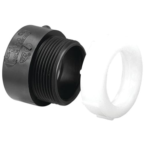 NIBCO Fig No U5801-7, 1-1/2 in. ABS DWV Trap Adapter Hub x Slip Joint - Image 1