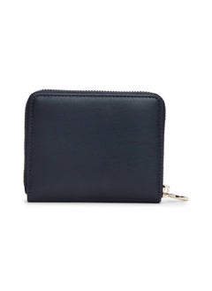 TOMMY HILFIGER Women's Th Monogram Medium Zip-Around Wallet - Faux Leather, Blue  - Image 2