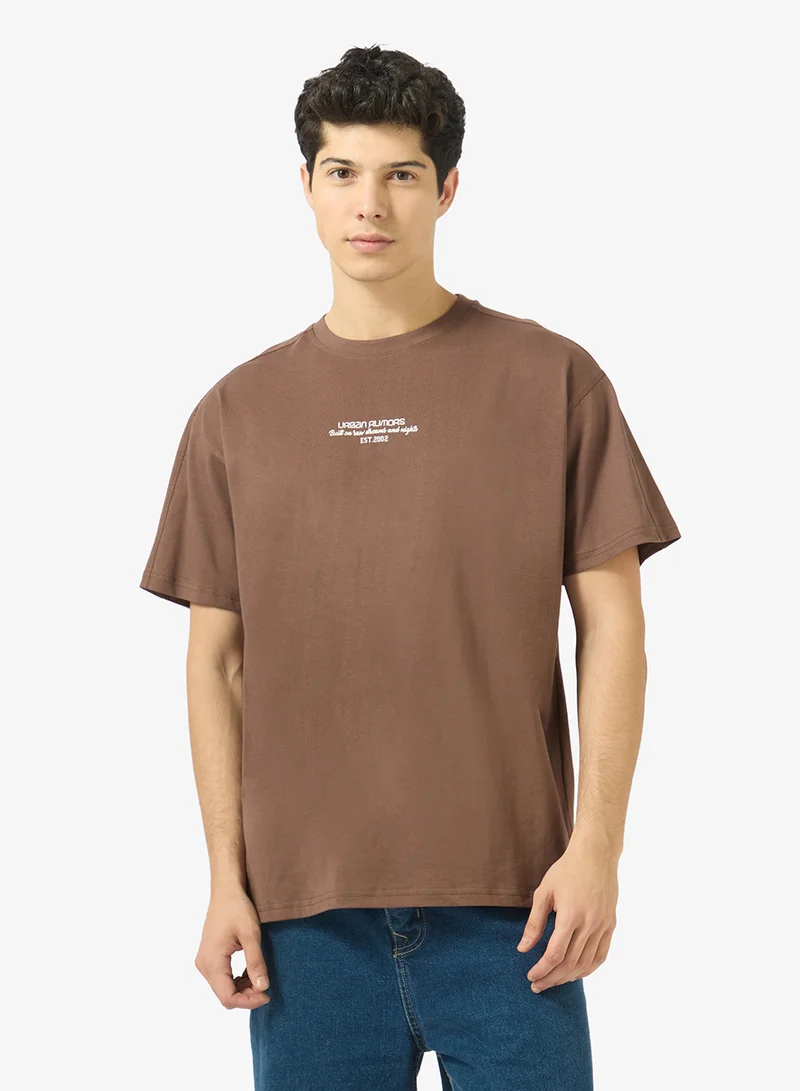 Ripples Mens Drop Shoulder T-shirt