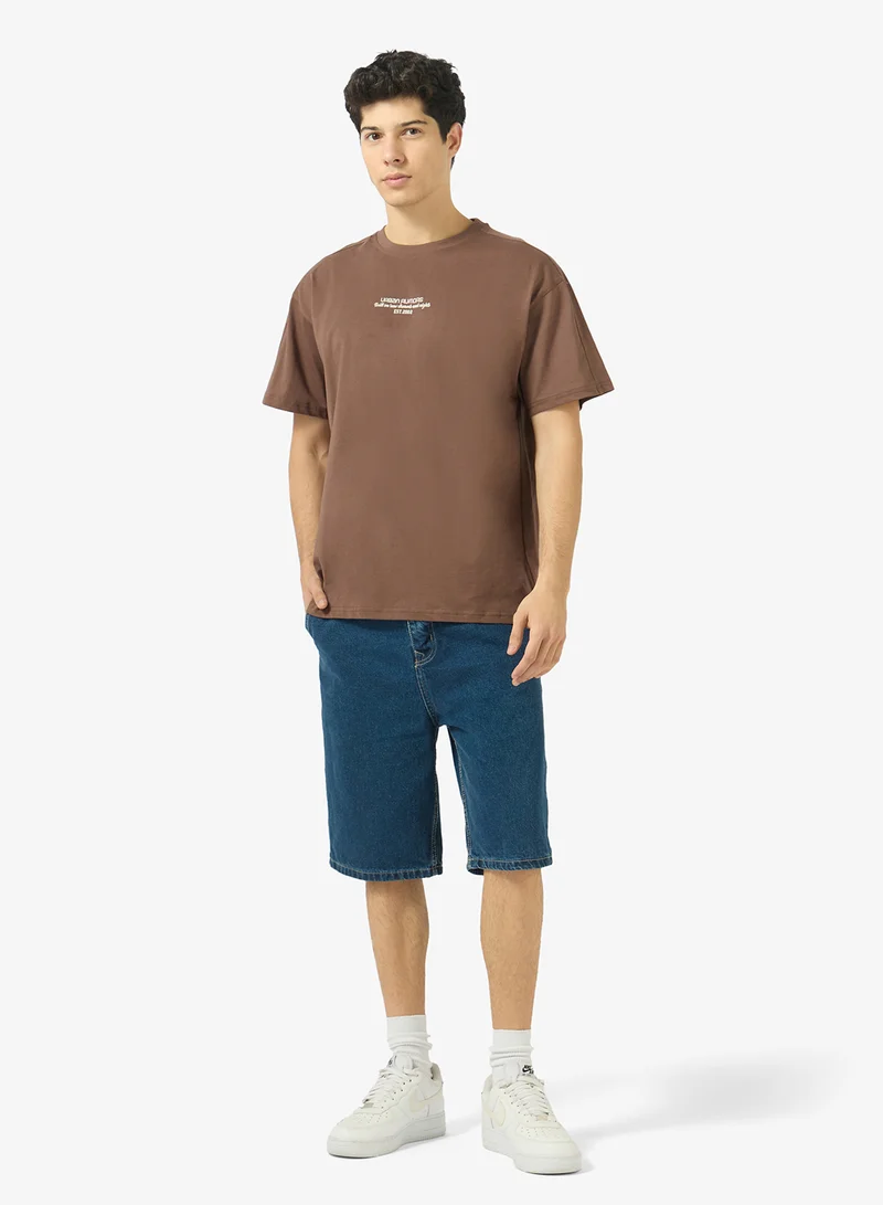 Ripples  Mens Drop Shoulder T-shirt for Men | Best Price UAE