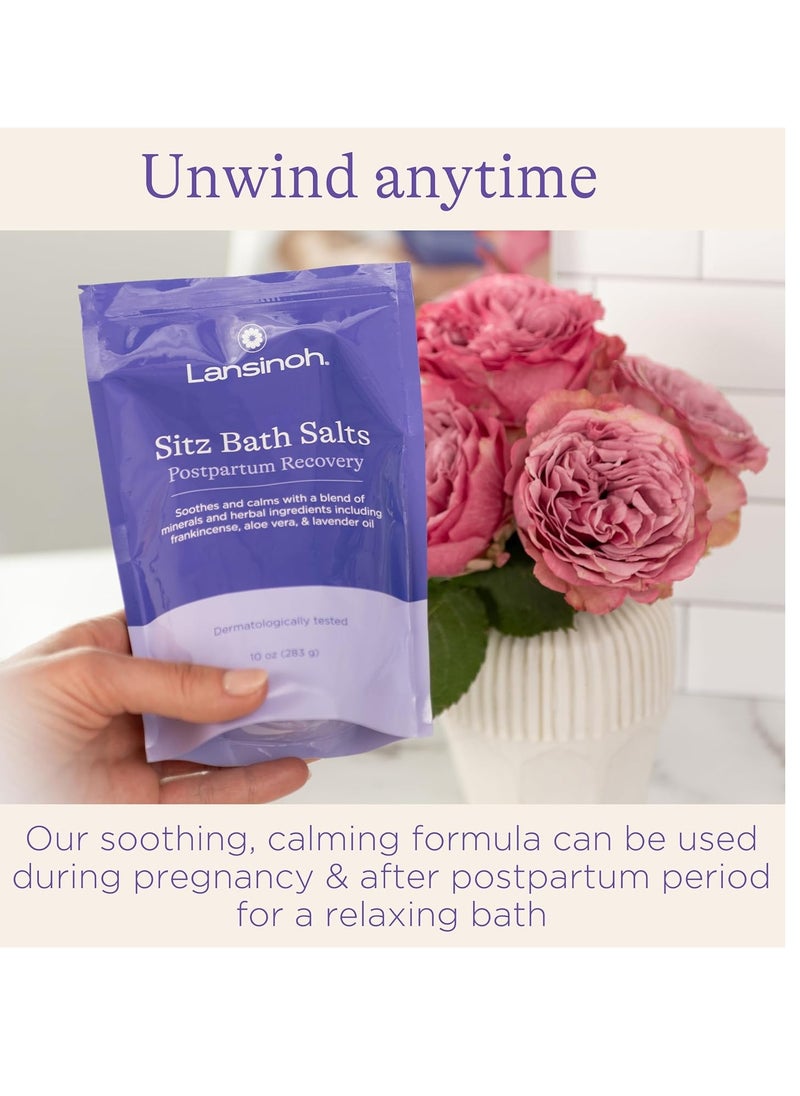 Lansinoh Sitz Bath Salts, Postpartum Essentials, and Hemorrhoid Treatment 10 oz  - Image 2
