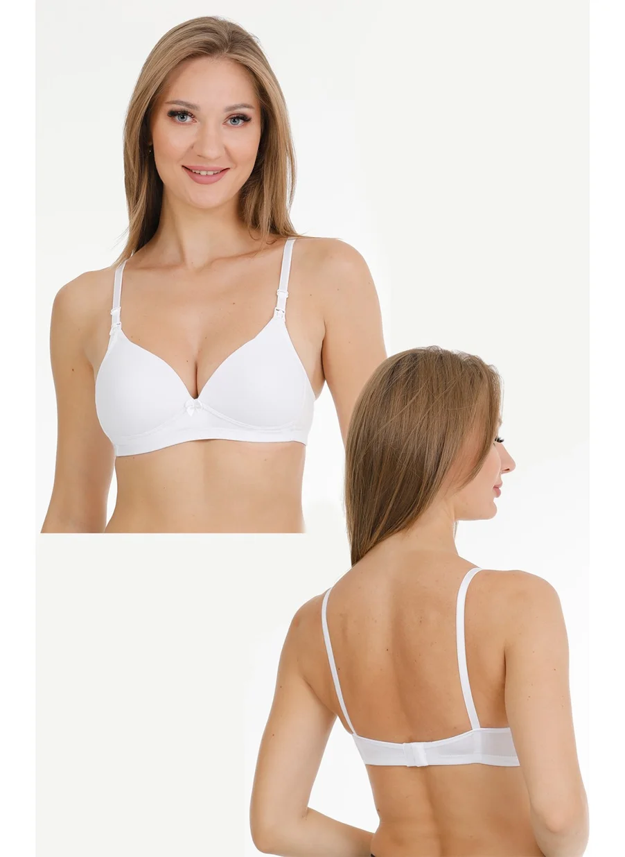 Parlingerie 2-Pack Modal Coated Nursing Bra White