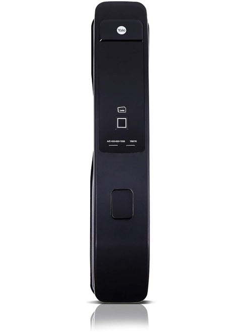YMI 70 Push Pull Smart Door Lock with Biometric, Pin Code, RF Card, Bluetooth, Mechanical Keys & App Enabled Access, Wi-Fi Optional