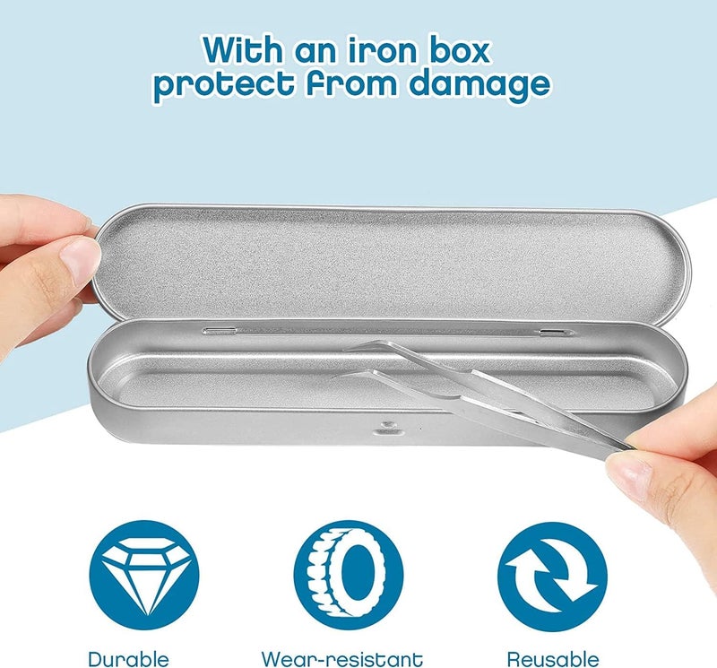 2 Pcs Tick Remover Tools Set, Stainless Steel Tick Remover, Tick Tweezers Tick Hooks, for Petsc - Image 4