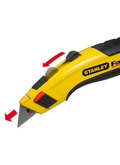 Stanley FatMax TPR Grip Retractable Utility Knife Yellow and Black  3 x 4 x 17 cm 10-778  - Image 4