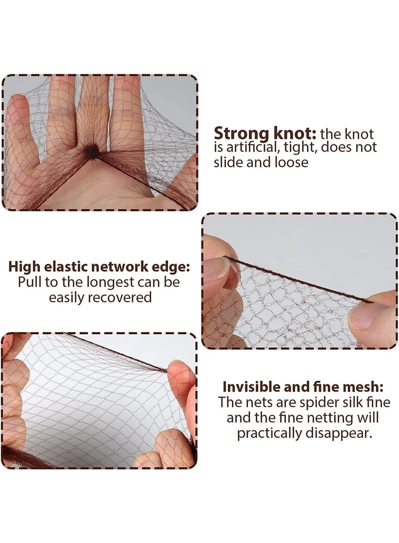40 قطعة شبكات شعر، شبكات شعر غير مرئية لحفلات الباليه، شبكات شعر لرقص الباليه، مع 80 قطعة دبابيس شعر، تمنع التشابك، للاستخدام في خدمات الطعام، رقص الباليه، النوم، النساء والشعر المستعار - Image 5
