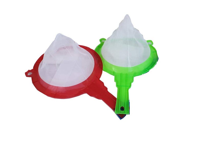 advancedestore Strainer Washing Bowl for Fruits Vegetables Noodles Pulses Cereal Water Filter SEMI Pack of 2 Pieces - Image 1