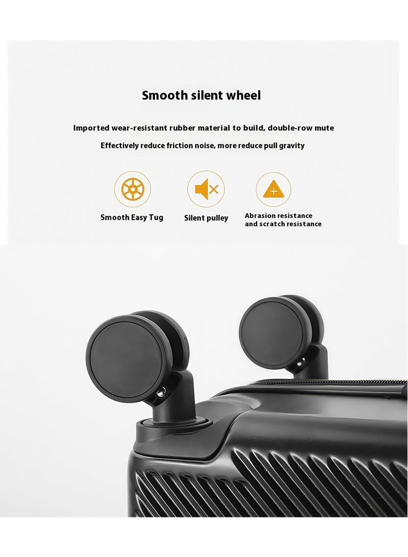 Skycare 20" Extendable Carry-On Luggage with USB Port, 4 Spinner Wheels, Lock & Laptop Compartment | Airline Approved, Lightweight & Durable - Image 4