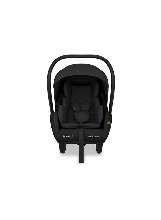 نيوبريز مقعد سيارة للأطفال حديثي الولادة من آي ساكرو، قابل للحمل وخفيف الوزن، مع غطاء واقٍ من الماء، مناسب من الولادة حتى  شهرًا - Image 1