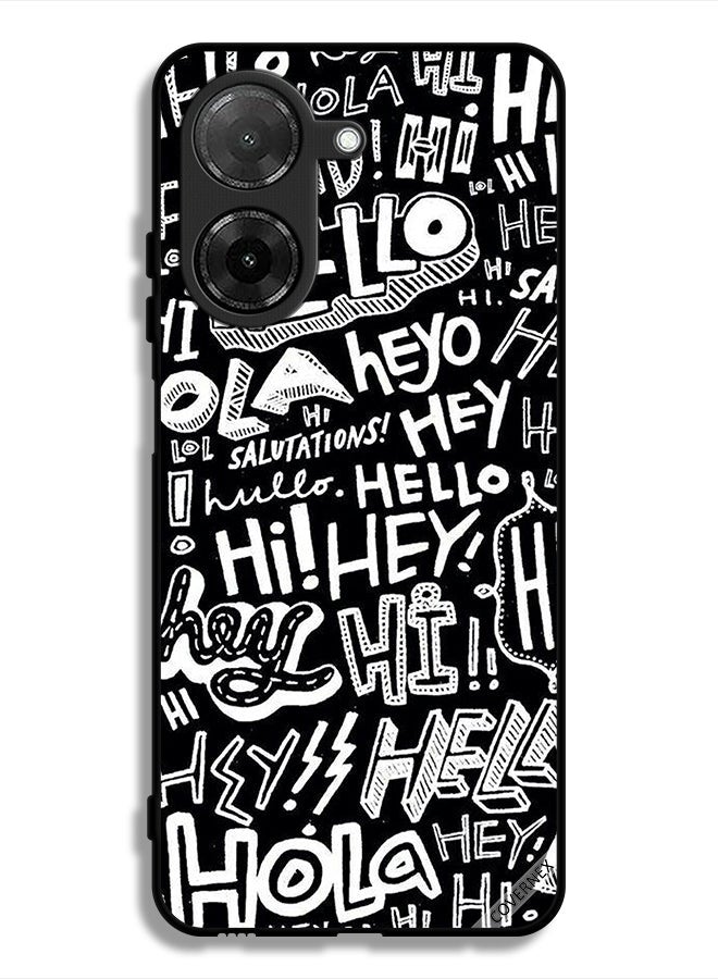 Covernex Xiaomi Redmi A5 4G Protective Case Cover Hi Hello Tags - Image 1
