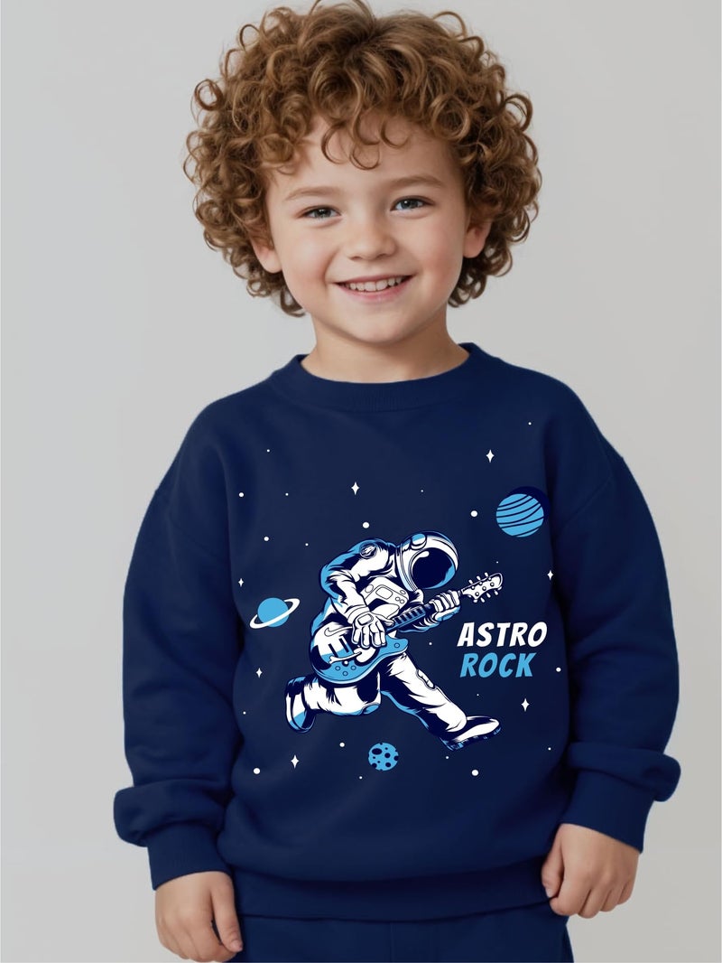 minicult Boy's & Girl's Fleece Round Neck Regular Fit Sweatshirt (Pack of 3) (SWT0001_P$_Red_13-14 Years) - Image 2