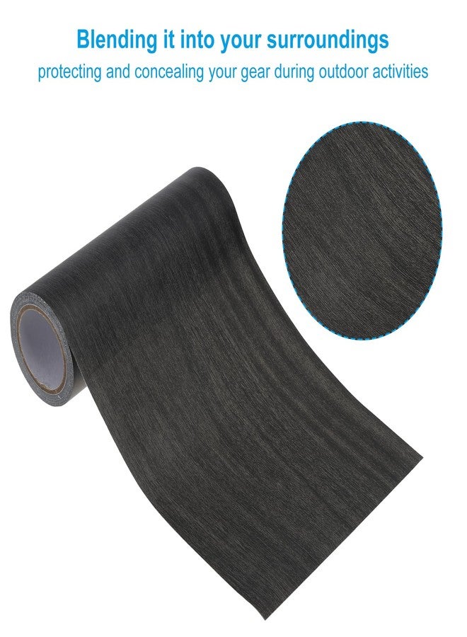 PATIKIL Wood Grain Repair Tape 6" x15ft, Self Adhesive Realistic Textured Repair Tape Patch for Floor Door Table Cabinets Desk,Ebony - Image 3