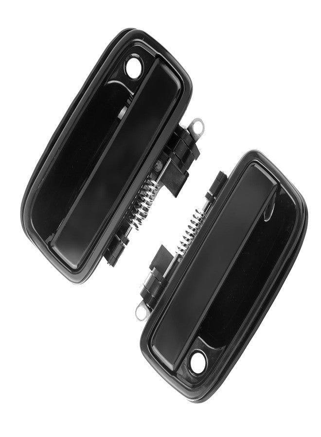 NPAUTO مقبض باب خارجي أمامي بديل من NPAUTO، جهة السائق والراكب، لسيارة تويوتا تاكوما موديلات 1995-2004، يسار/يمين، رقم القطعة 79344/79345، لون أسود - Image 1