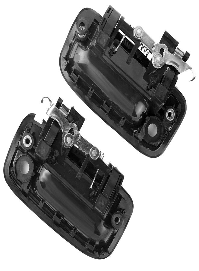 NPAUTO مقبض باب خارجي أمامي بديل من NPAUTO، جهة السائق والراكب، لسيارة تويوتا تاكوما موديلات 1995-2004، يسار/يمين، رقم القطعة 79344/79345، لون أسود - Image 5