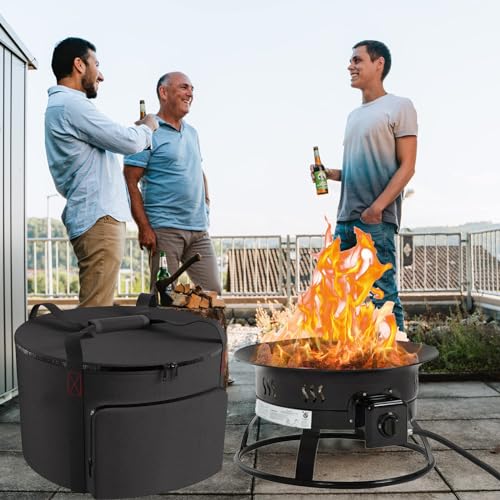 EddHomes Carrying Bag for Outland Firebowl 823 Outdoor Portable Propane Fire Pit Carrying Bag for Firebowl 870 Water-Resistant 19 Inch Gas Fire Pit Carry Bag for Outland Fire Bowl 893 - Image 3