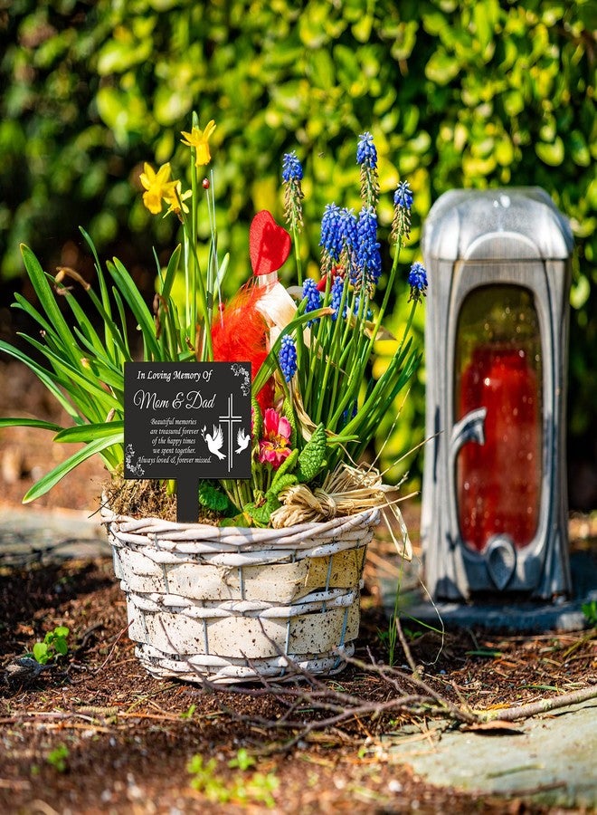 انباجي علامات قبور على شكل صليب، لوحة تذكارية، وتد، علامة أكريليك مقاومة للماء للمقابر والحدائق التذكارية الدينية، حمامة تعزية، زينة قبور للمقابر والساحات الخارجية - Image 4