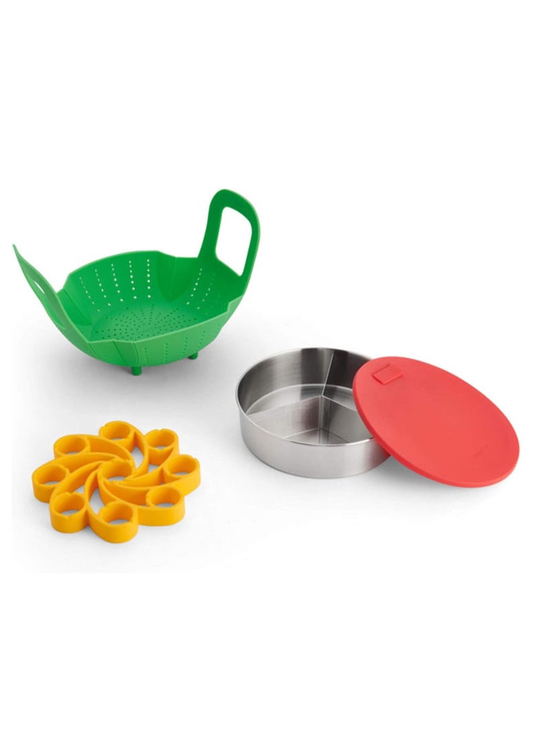 INSTANT Instant Pot Official 4-Piece Nonstick Cooking Set: Versatile, Multi-Use, Dishwasher Safe, Oven Safe, and Excellent for Desserts, Meals, and Snacks  - Image 1