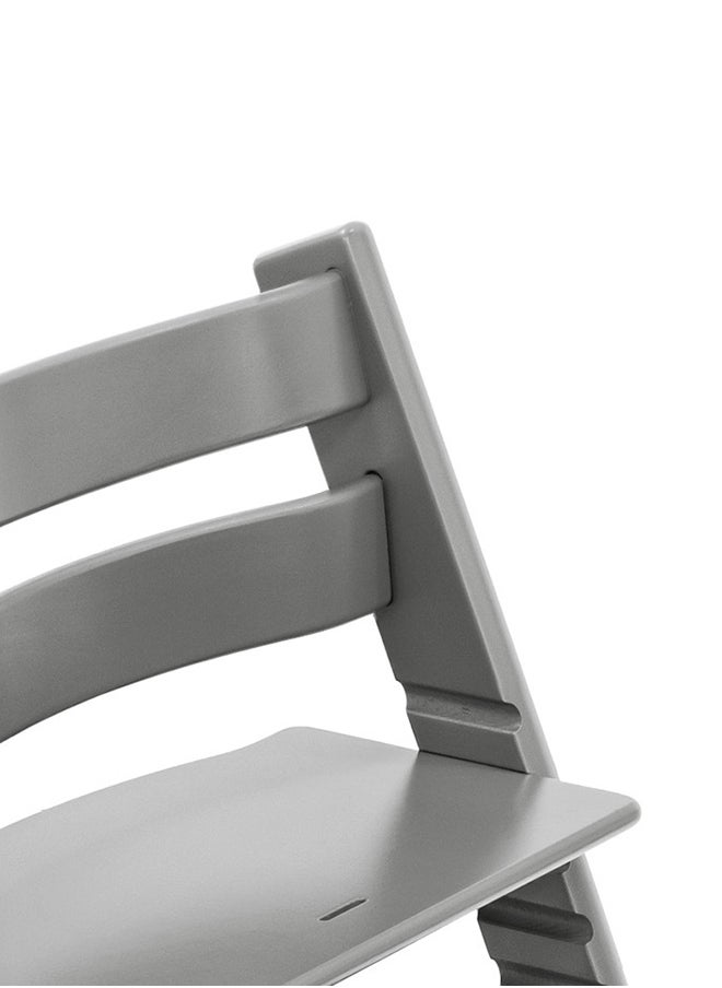 STOKKE - Tripp Trapp Chair Storm Grey + Baby Set Storm Grey + Harness Beige - Image 1