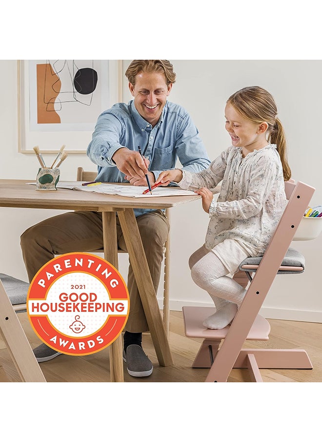 STOKKE - Tripp Trapp Chair Storm Grey + Baby Set Storm Grey + Harness Beige - Image 1