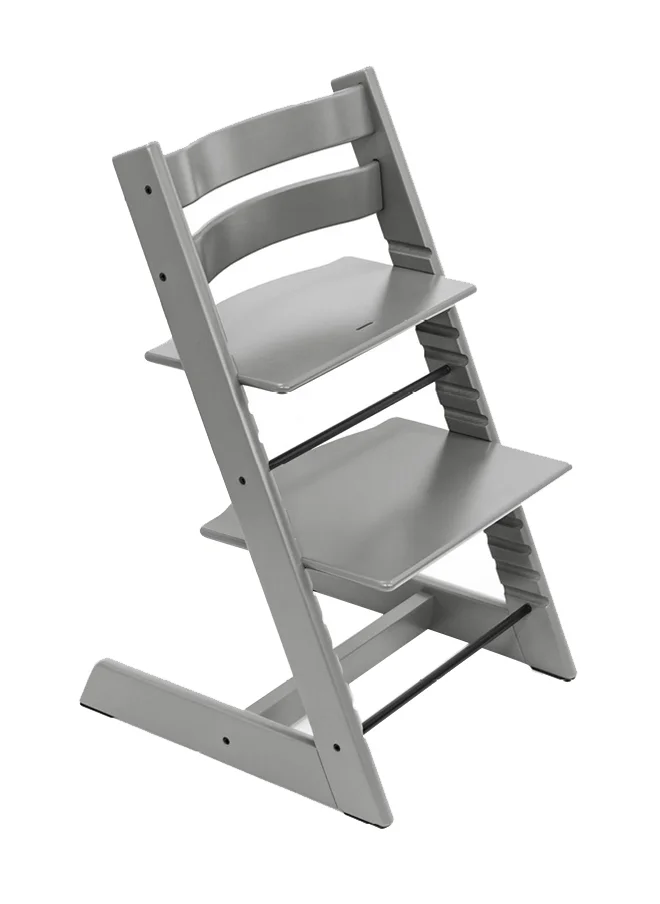 ستوك Tripp Trapp Chair Storm Grey + Baby Set Storm Grey + Harness Beige
