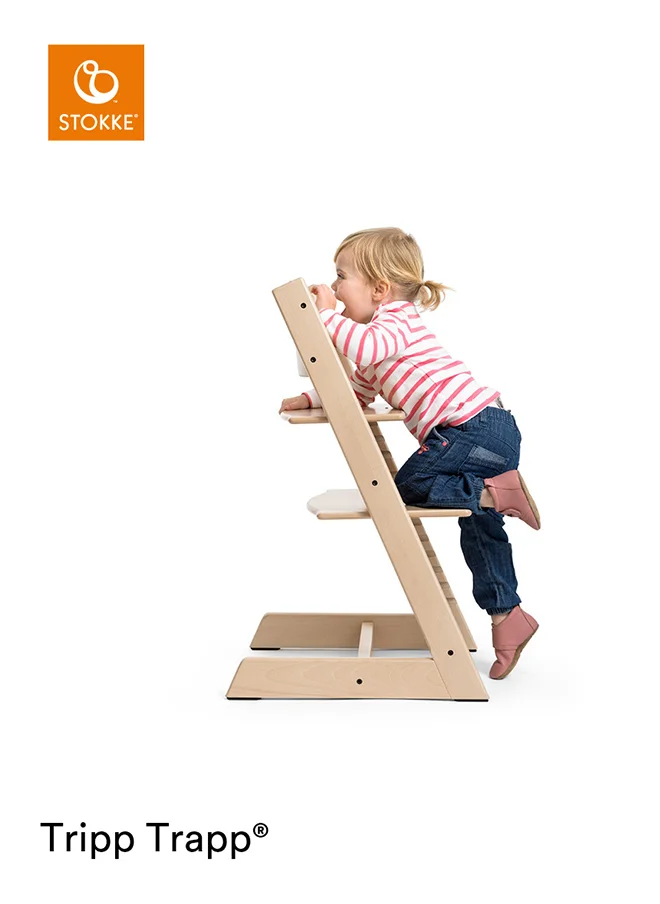 ستوك Tripp Trapp Chair Storm Grey + Baby Set Storm Grey + Harness Beige