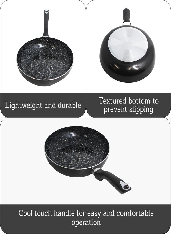 IMUSA 10” Bistro Ceramic Nonstick Fry Pan with Bakelite Handle - Image 2