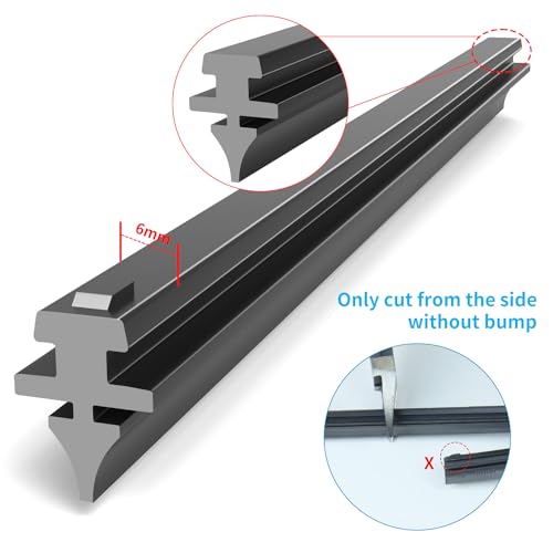 DYNOELS Wiper Blade Refill, 28''Wiper Refill 6 mm Fit for Civic 2016-2021/CR-V 2017-2022 Original Equipment Replacement Windshield Wiper Refills 4 Pcs - Image 3
