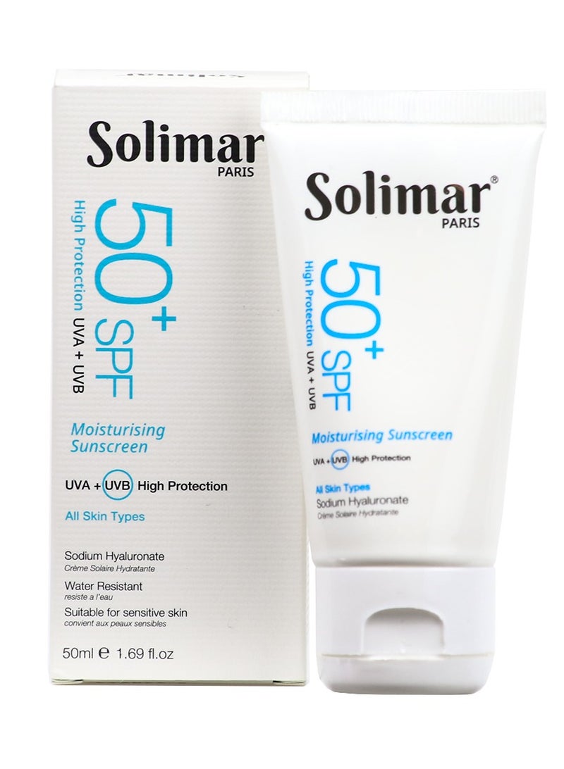 Solimar Paris Moisturizer Sunscreen Spf 50+ Cream 50Ml
